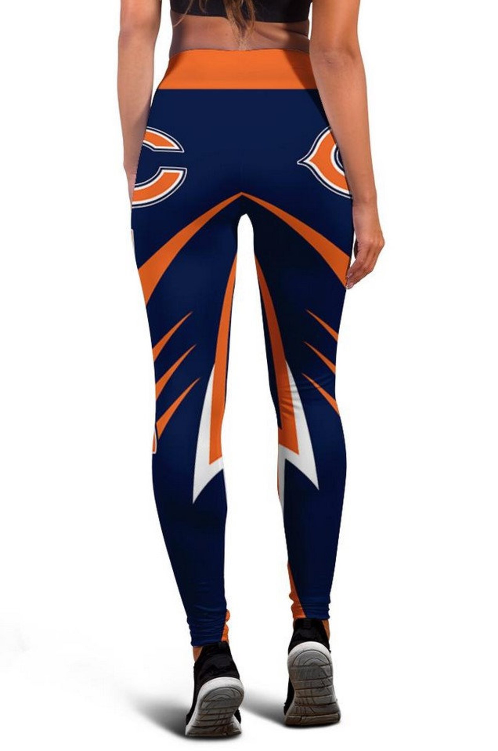 Chicago Bears Women Leggings Bears Nfl Leggings Sport Etsy