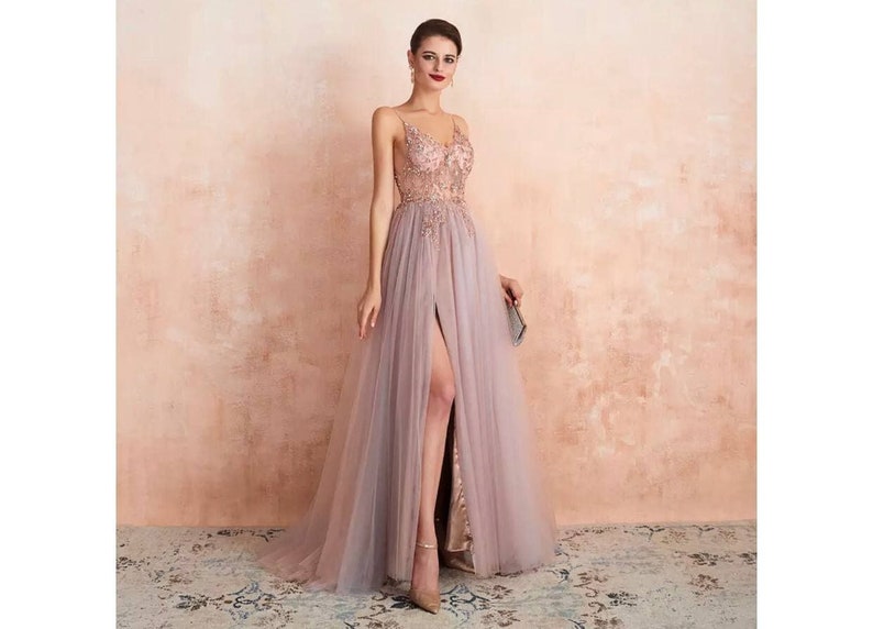 Romantic dress, bridesmaid dress 