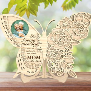 Portafotos de mascota conmemorativo personalizado de pie Svg, Archivo de corte láser de recuerdo Svg, Portafotos conmemorativo de abuela Svg, Glowforge