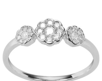 Anillo de diamantes de 1/4 quilates