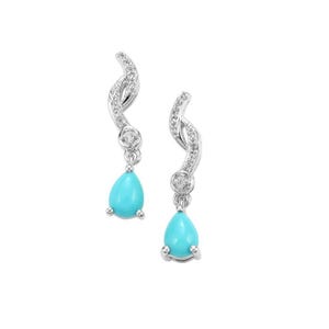 Sleeping Beauty Turquoise Earrings