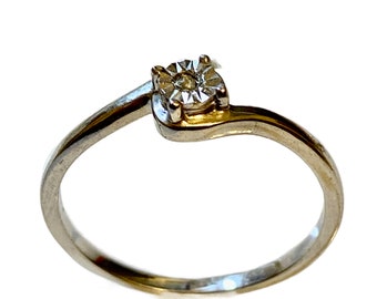 Anillo de diamantes de 0,01 quilates