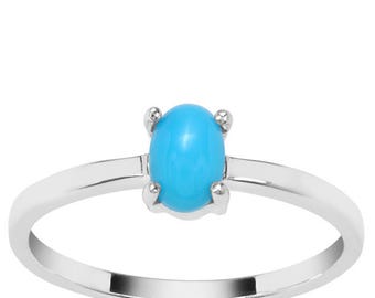 Sleeping Beauty Turquoise Ring Size 9 // 925 Sterling Silver ...