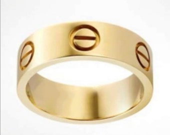 Screw Ring, 925 Sterling Silver Ring, Nail Head Ring, Engraving Ring, Silver Band Ring, Handmade Ring, Screw Head Ring, Stackable Band Ring