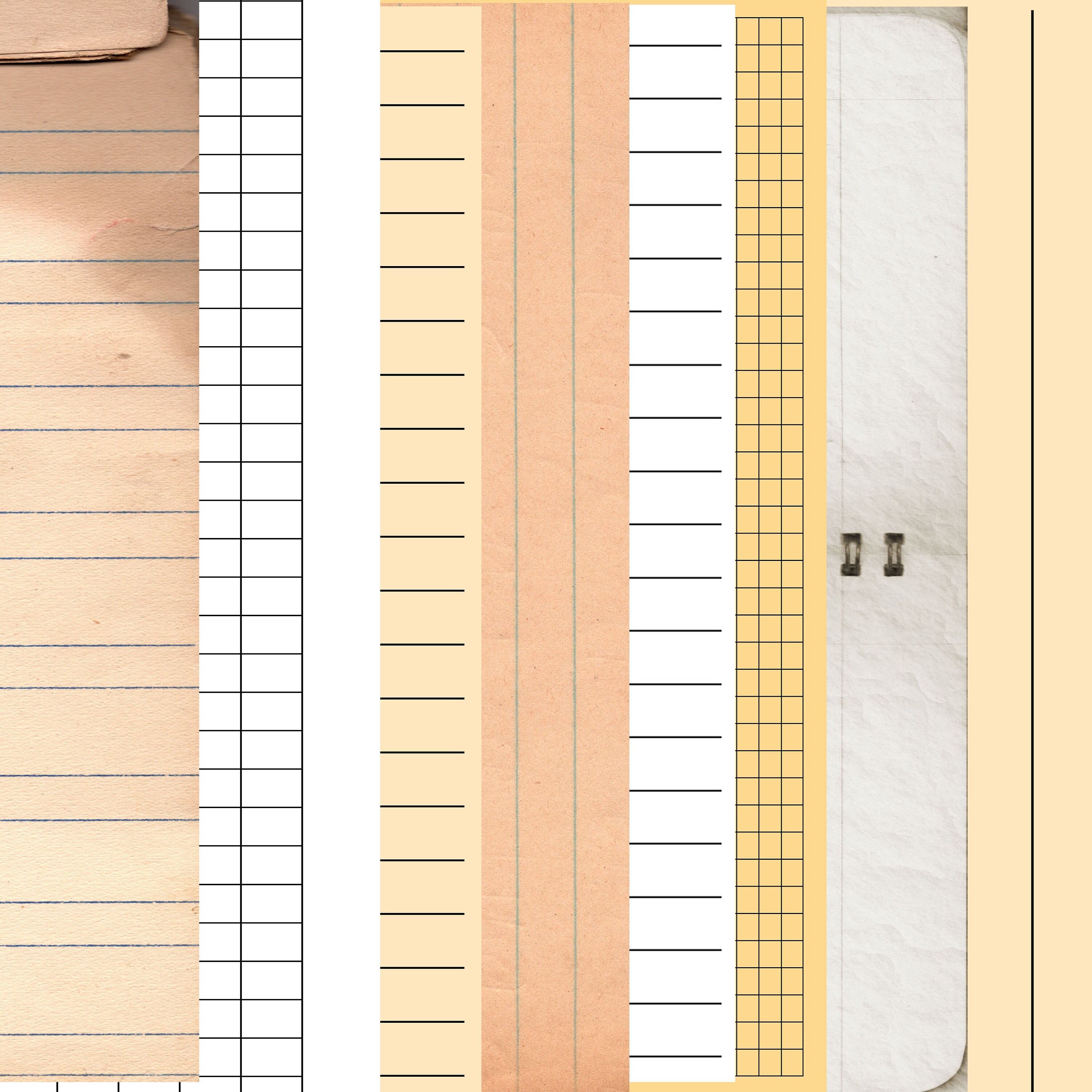 Lined Journal Paper, Backgrounds, Collage, Junk Journal - Etsy