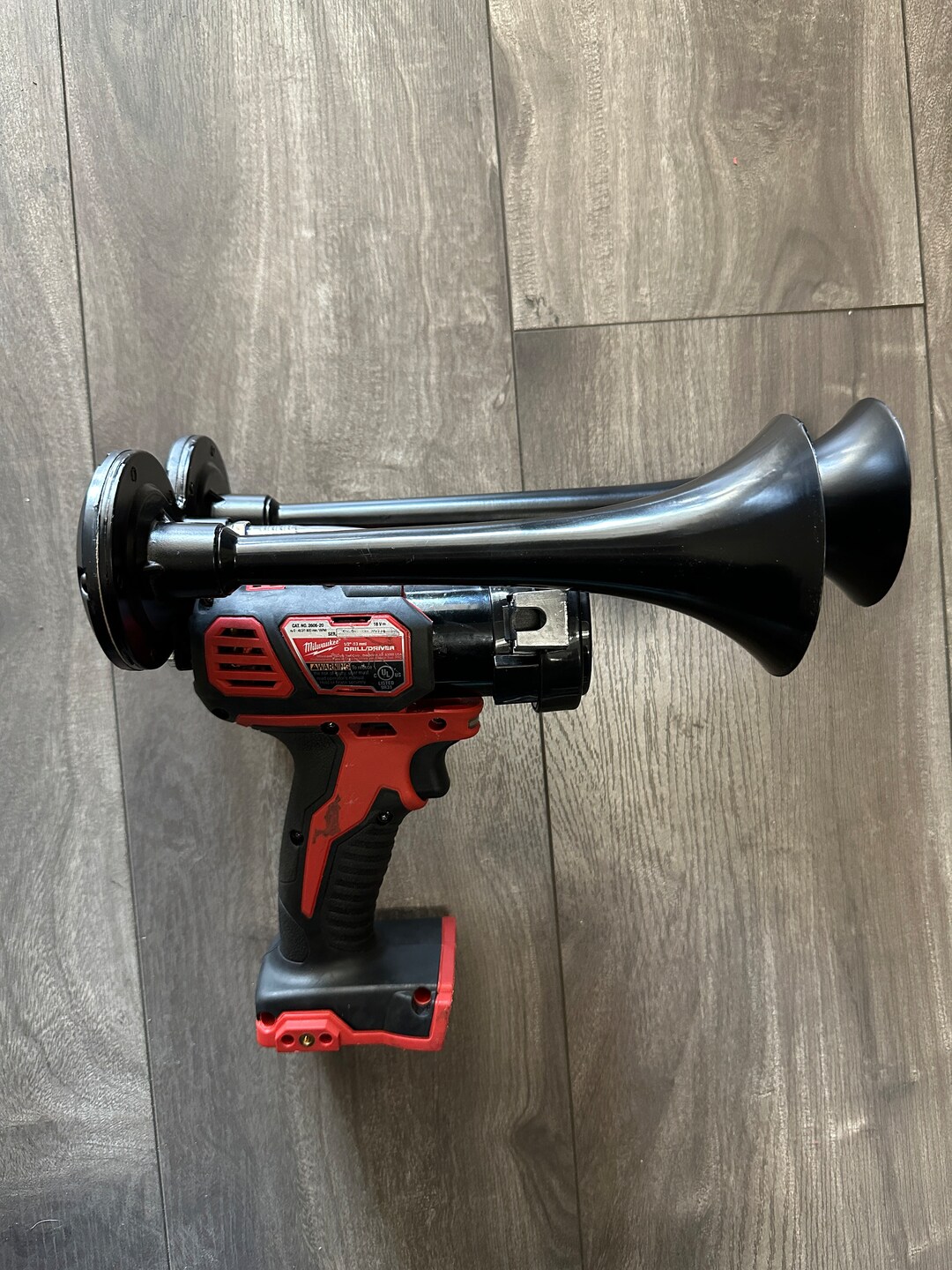 Milwaukee Horn W/ Battery & Charger M18 Air Horn Compressor Etsy