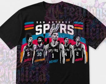Victor Wembanyama, Castle, Fox Spurs Basketball PNG (Download Digital) 01, 04, 05, Go Spurs Go, Playoffs 2026