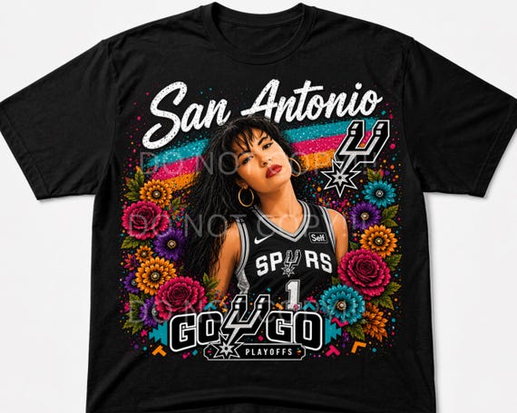 Selena San Antonio Spurs Basketball PNG (Digital Download),