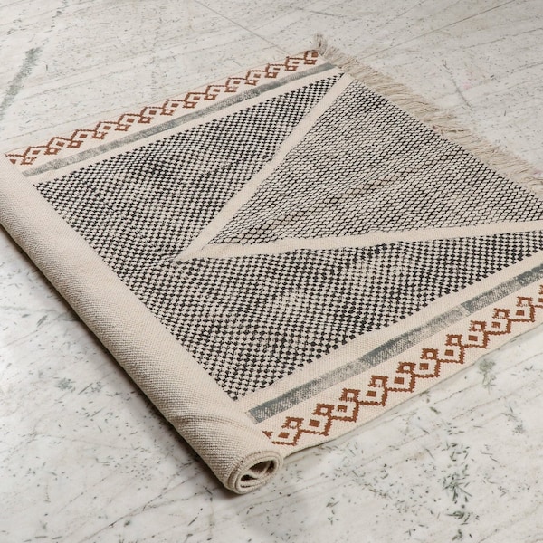 Large Dhurrie Rug Etsy