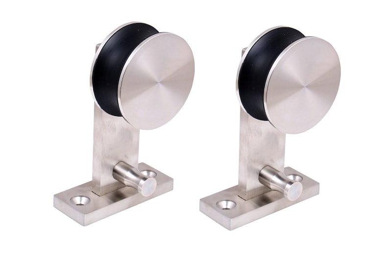 60 In. Stainless Steel Sliding Door Hardware Set Etsy