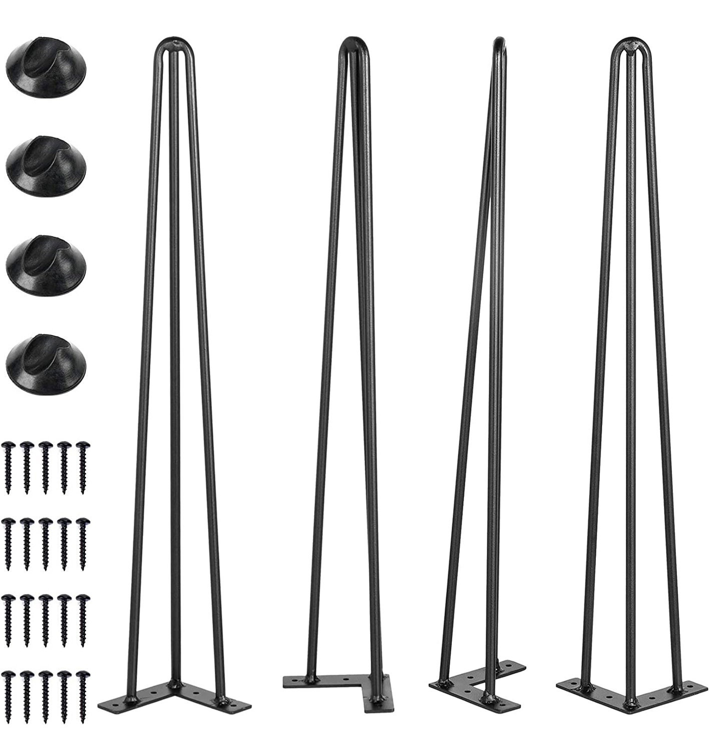 Hairpin Legs Set of 4, DIY Furniture Metal Table Legs for Coffee Table