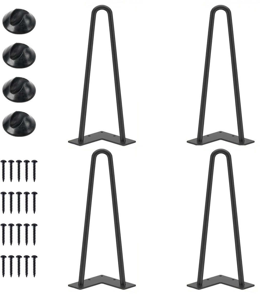 Hairpin Legs Set of 4, DIY Furniture Metal Table Legs for Coffee Table