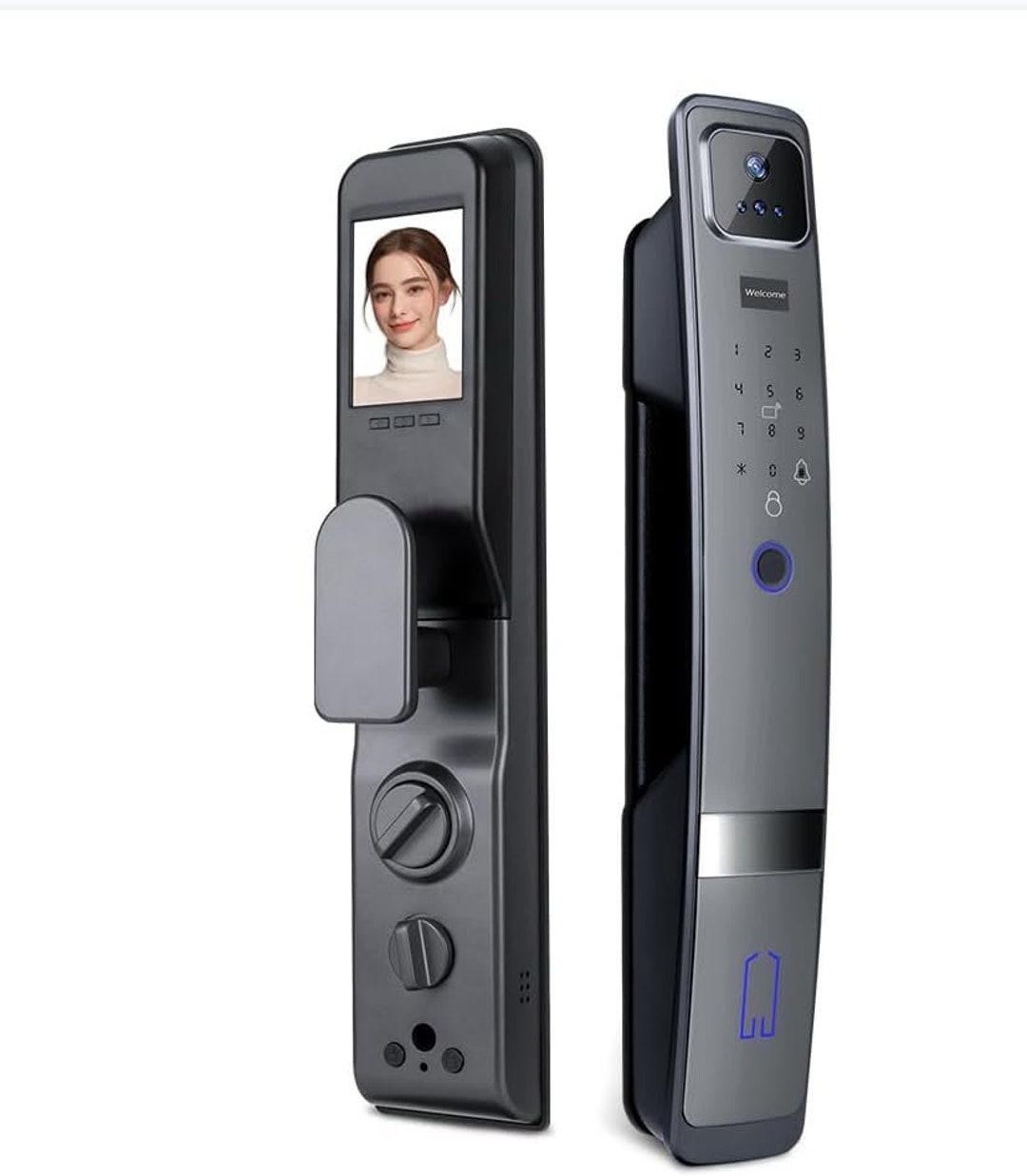Smart 3D Face Recognition Door Lock, Wifi Video Door Lock With Camera ...
