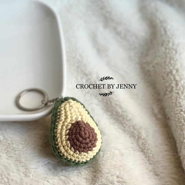 Avocado Keychains | Handmade | Cute Keychains | Bag Charms | Crochet Accessories | Crochet Plushies Avocado | Cute Accessories | Decorations