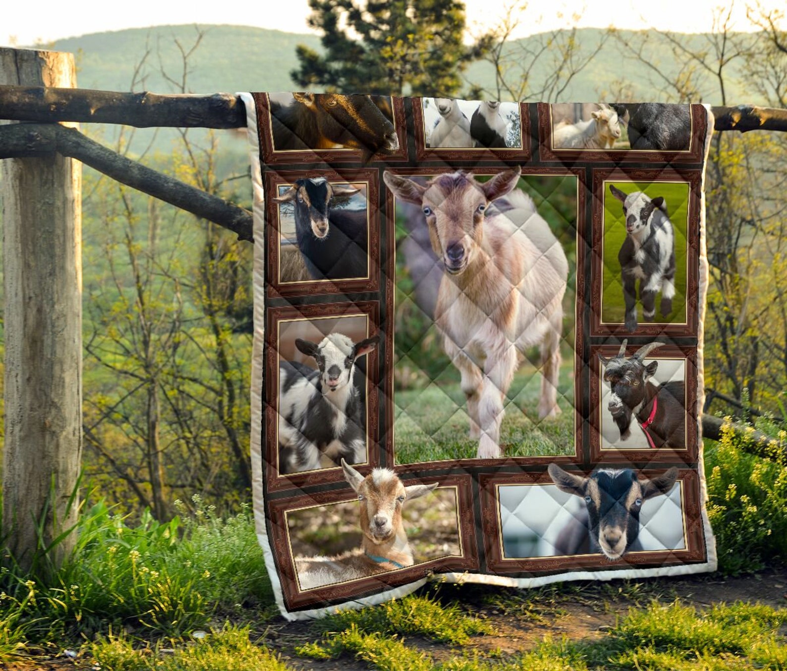 Nigerian Dwarf Goat 3d Quilt Love Goat Quilt Blanket Perfect Etsy