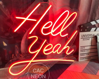 Hell Yeah Real Neon Sign Beer Bar Light Home Decor Hand Made Artwork Hell Yeah Real Neon Sign Beer Bar Light Home Decor Hand Made Artwork