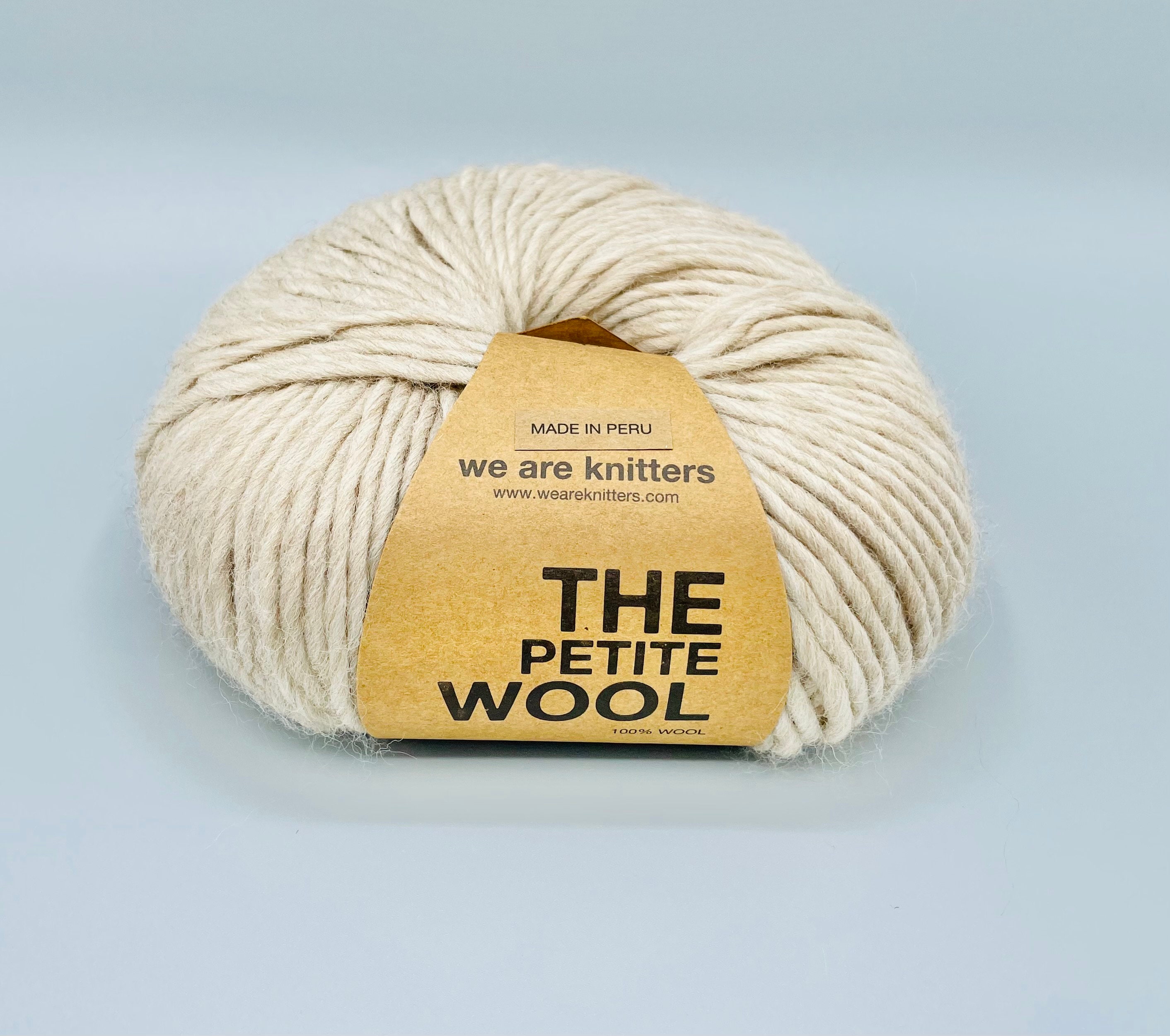 We Are Knitters THE PETITE WOOL 100 Peruvian Wool 100g Yarn Etsy