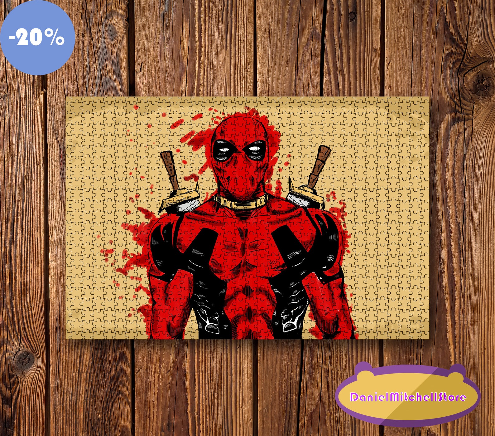 Deadpool Puzzles Marvel Deadpool Puzzles Regalo per i fan Etsy