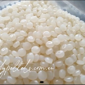 1kg White Plastic Poly Pellets. Reborn, Bear/Doll, Autism Weighted Blankets
