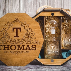 Whiskey Decanter Set, Whiskey Set, Christmas Gift, Whiskey Glass, Gift Set For Him, Christmas Gift, Barware for him, Whiskey Stones, Glasses