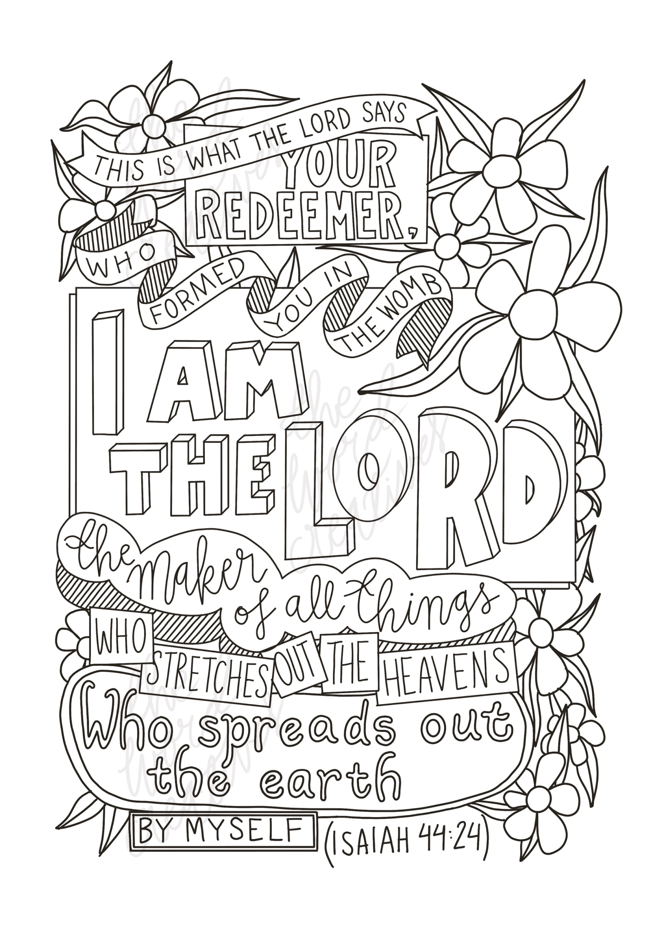 Christian Coloring Pages Isaiah Colouring Bible Verse - vrogue.co