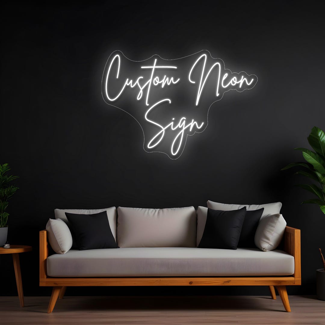 Custom Neon Sign, Cursive Neon Name Sign, Bedroom Wall Decor Lights ...