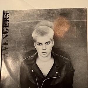Avengers - Paint It Black b/w Thin White Line 7&quot; Color Vinyl RARE!