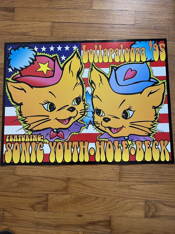 Frank Kozik - Lollapalooza Tour Poster' 95 - Etsy