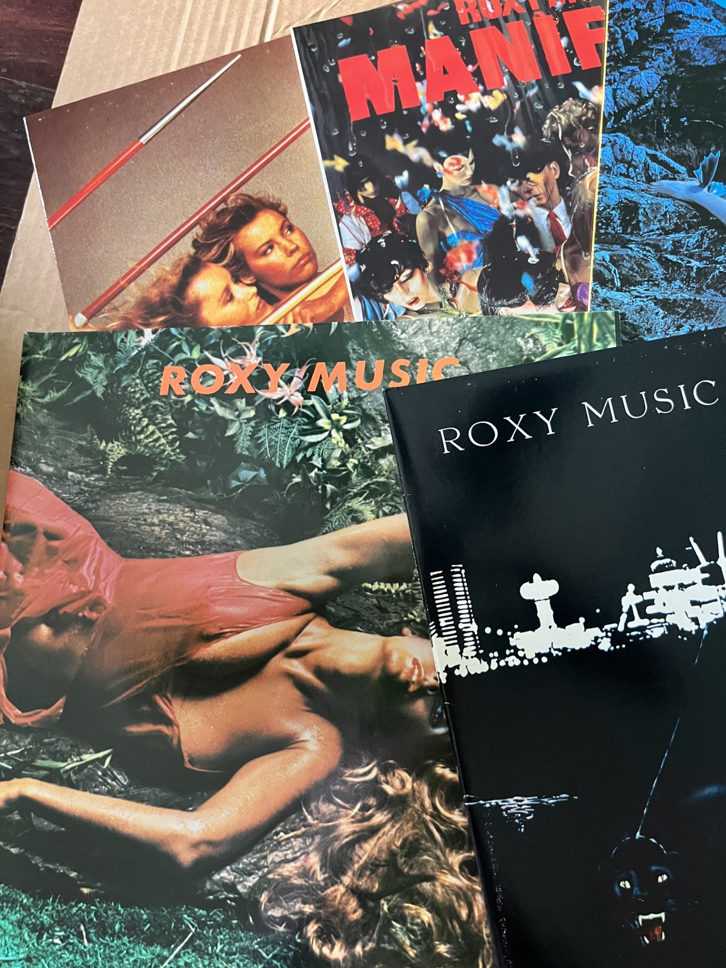 Roxy Music - the First Seven Albums LP Box Set *original