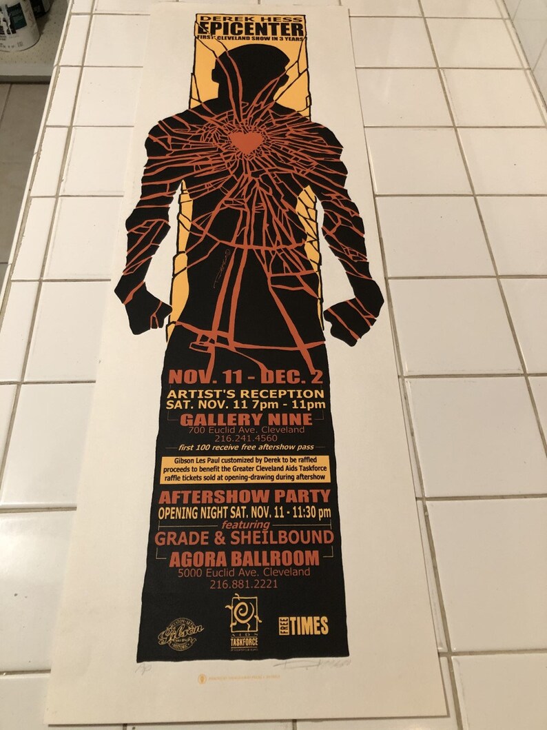Epicenter Art Show Poster Derek Hess