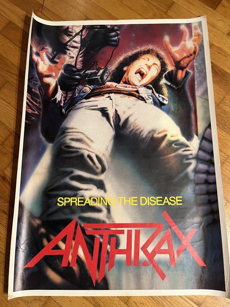 Anthrax - Spreading the Disease Rare European Poster - Etsy