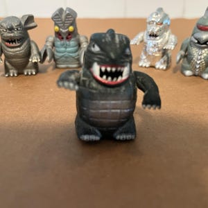 Godzilla Vintage Japan Choro Mini Friction Figure Lot Takara