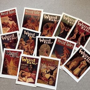 WEIRD TALES, The Unique Magazine - Vintage Trading Card Set