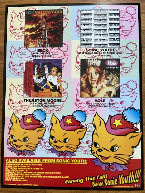 Frank Kozik - Lollapalooza Tour Poster' 95 - Etsy