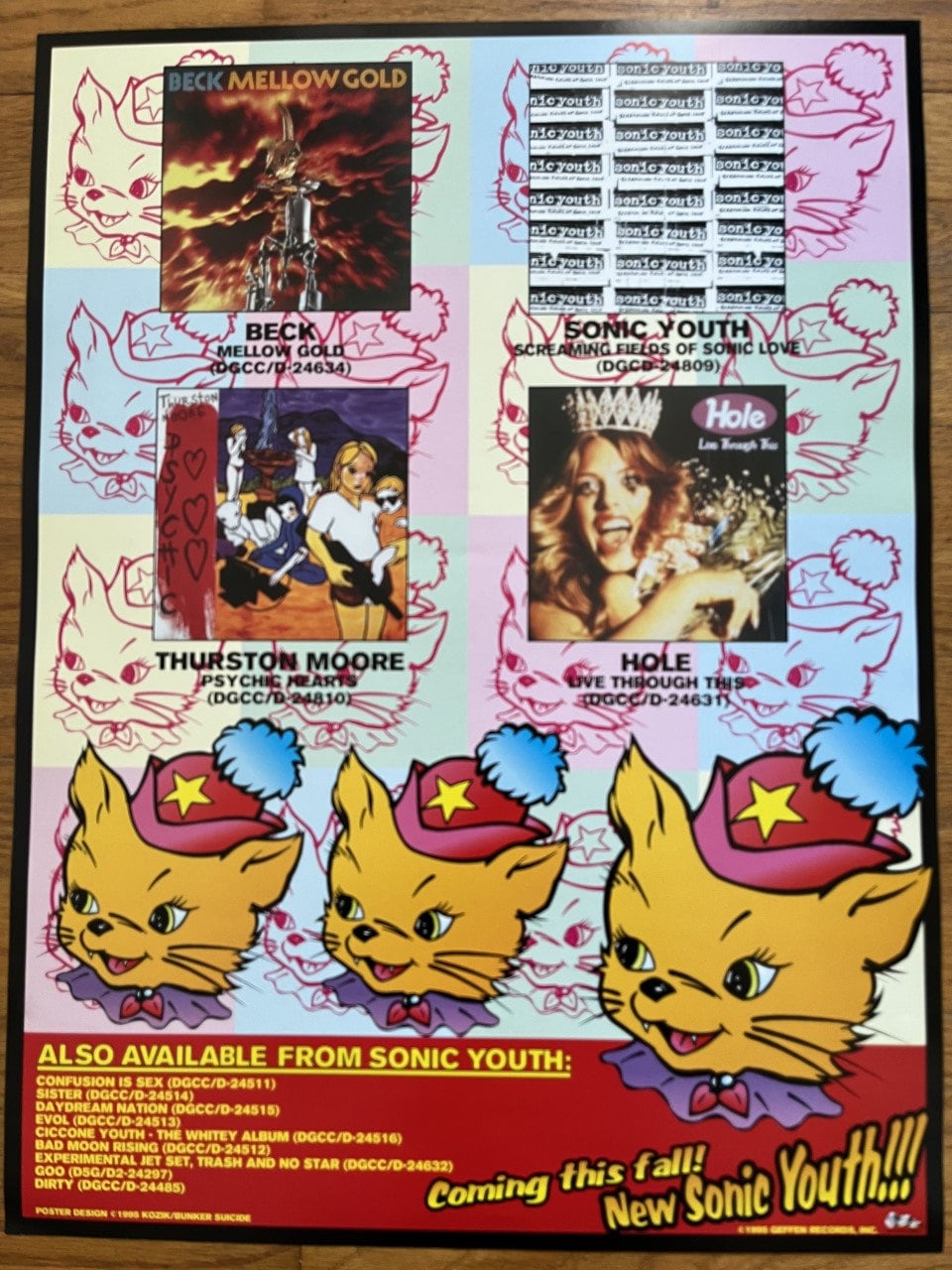Frank Kozik - Lollapalooza Tour Poster' 95 - Etsy