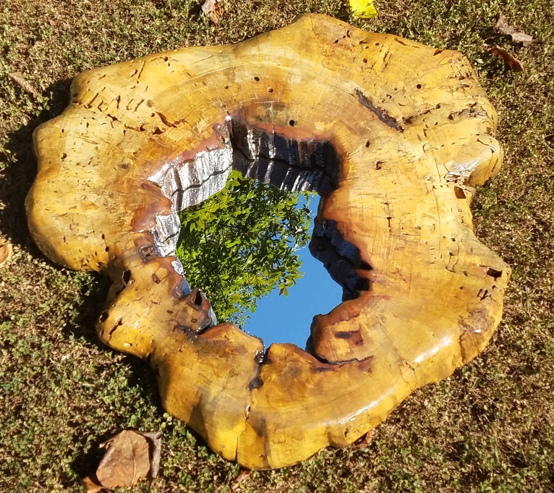 Live Edge Mirror Etsy