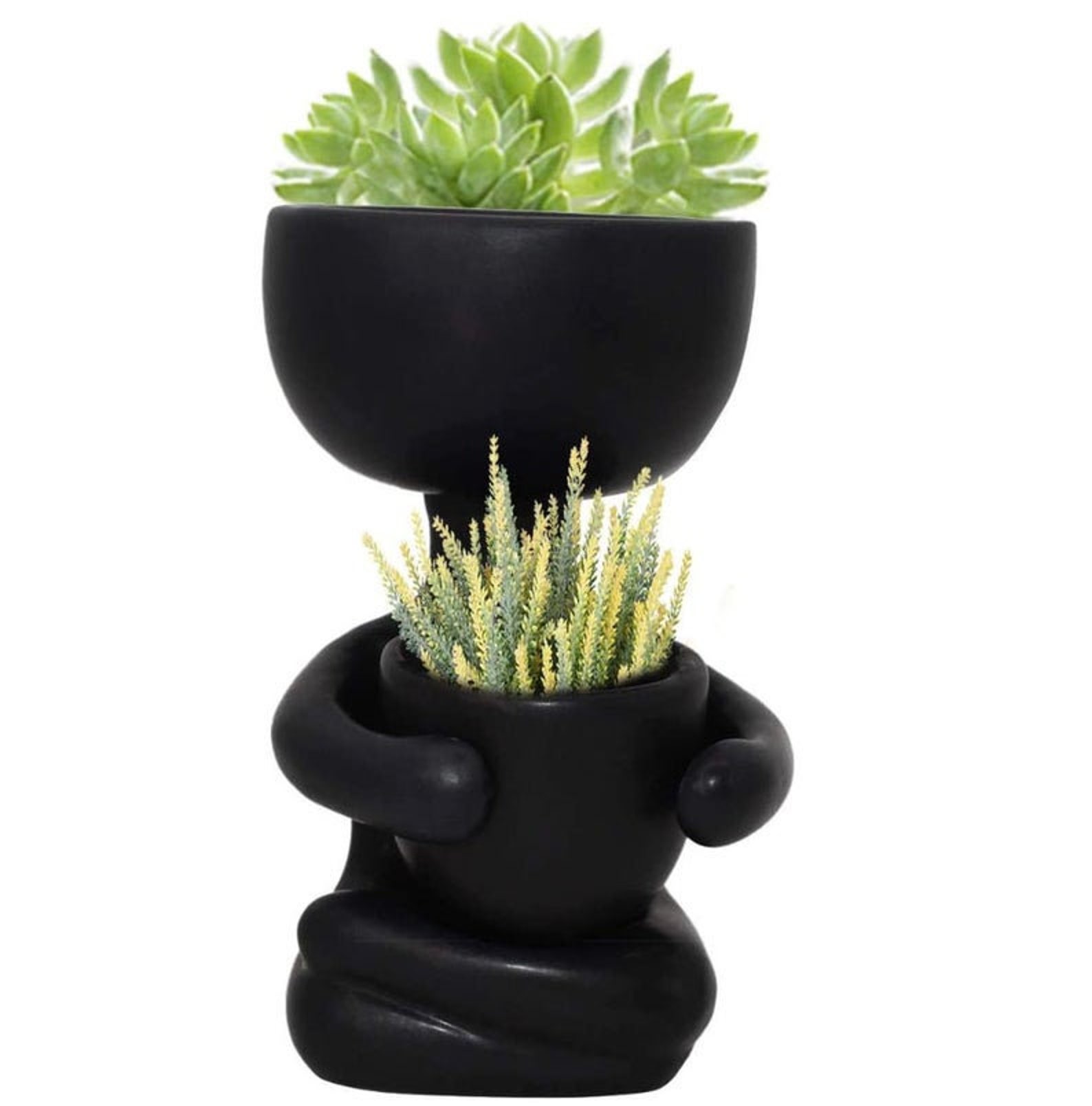 Beautiful ceramic potheads succulent pot planter for