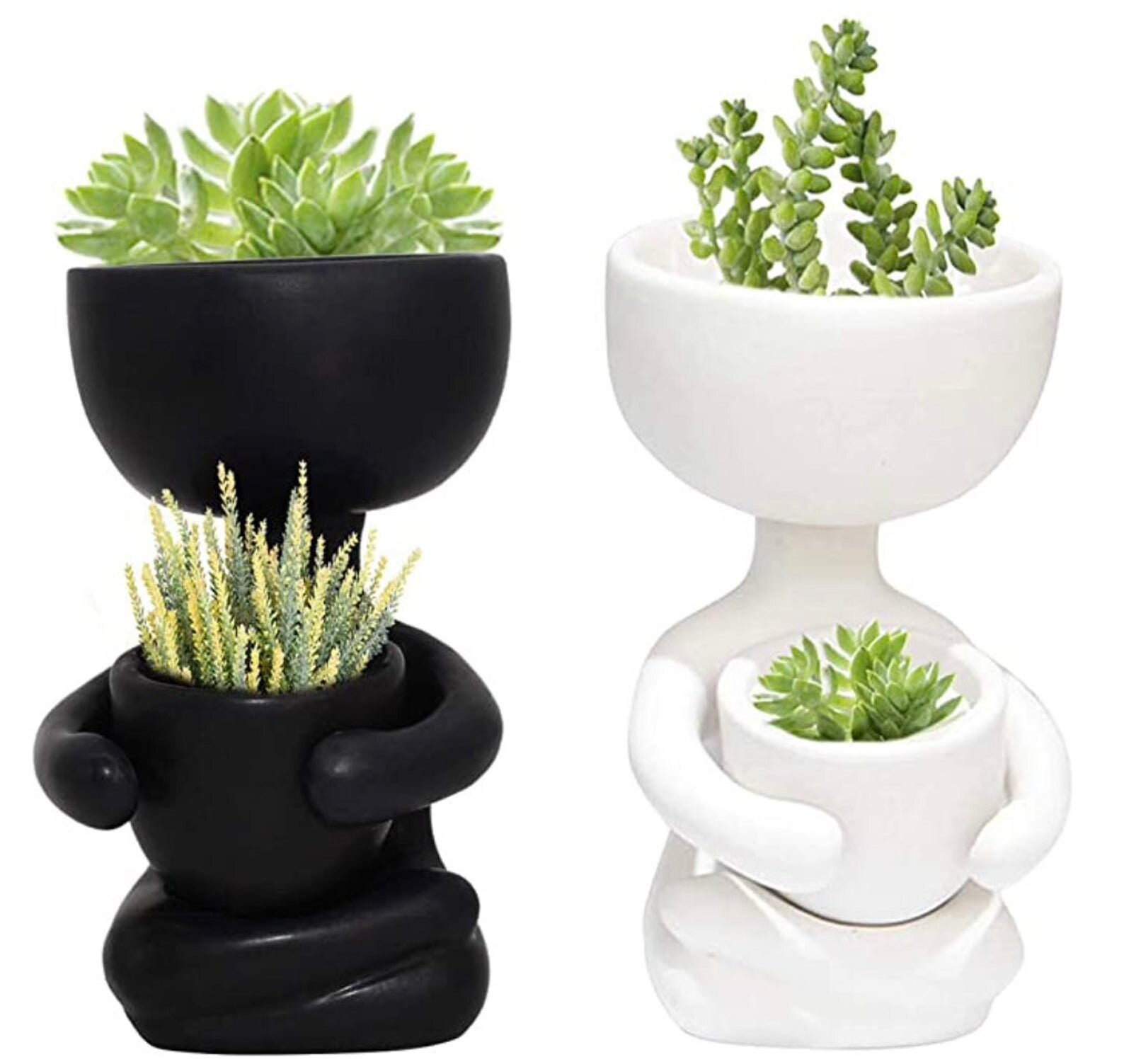 Beautiful ceramic potheads succulent pot planter for