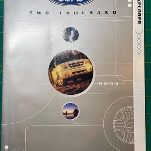 2000 Ford Explorer Dealer Brochure