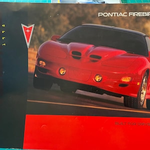 1998 Pontiac Firebird Brochure. High res PDF digital download.