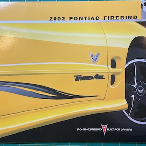 2002 Pontiac Firebird Brochure