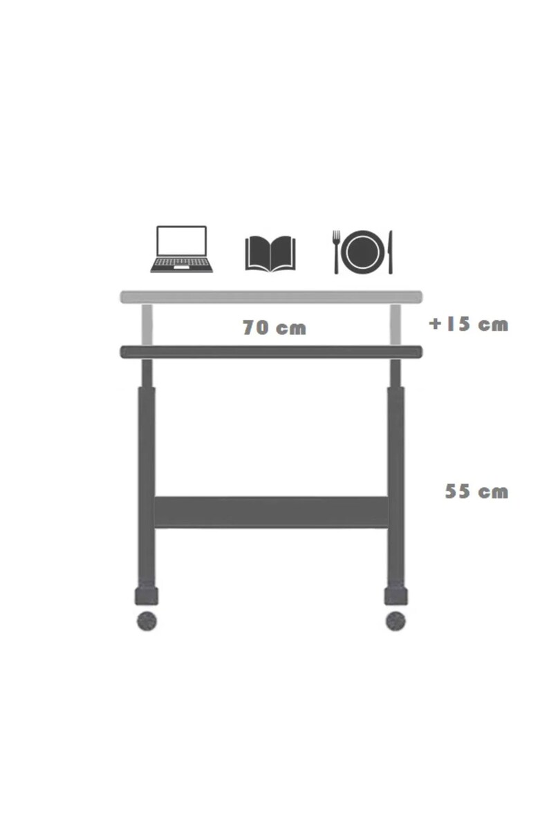 Height Adjustable Laptop Table Sofa Side Table Couch Side Etsy
