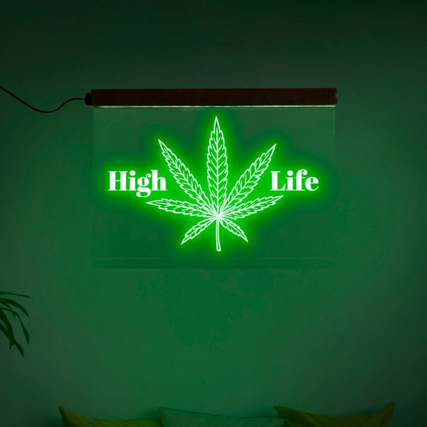 Marijuana Neon Sign Etsy