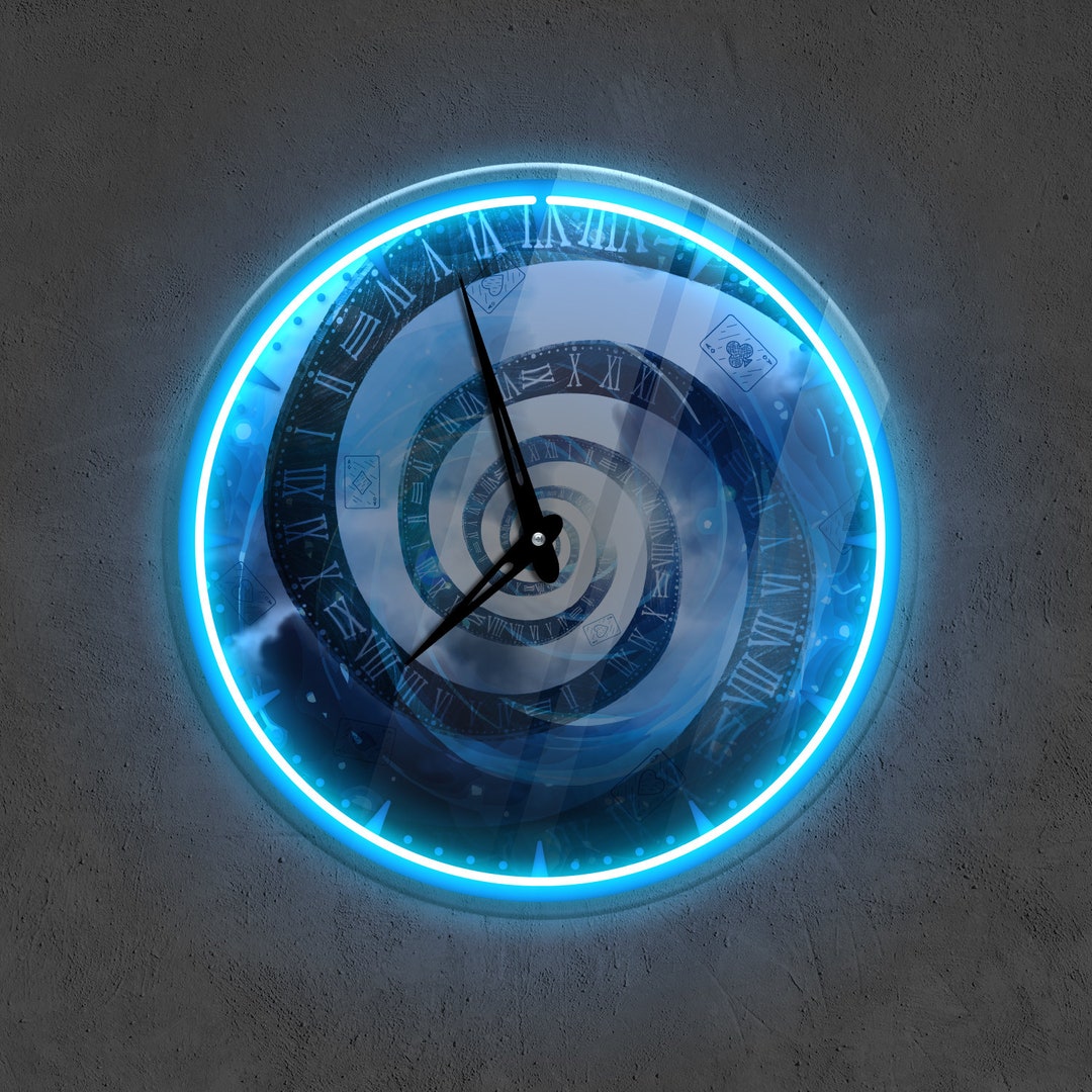 Alice in Wonderland Wall Clock, Alice in Wonderland Decor, Time Travel