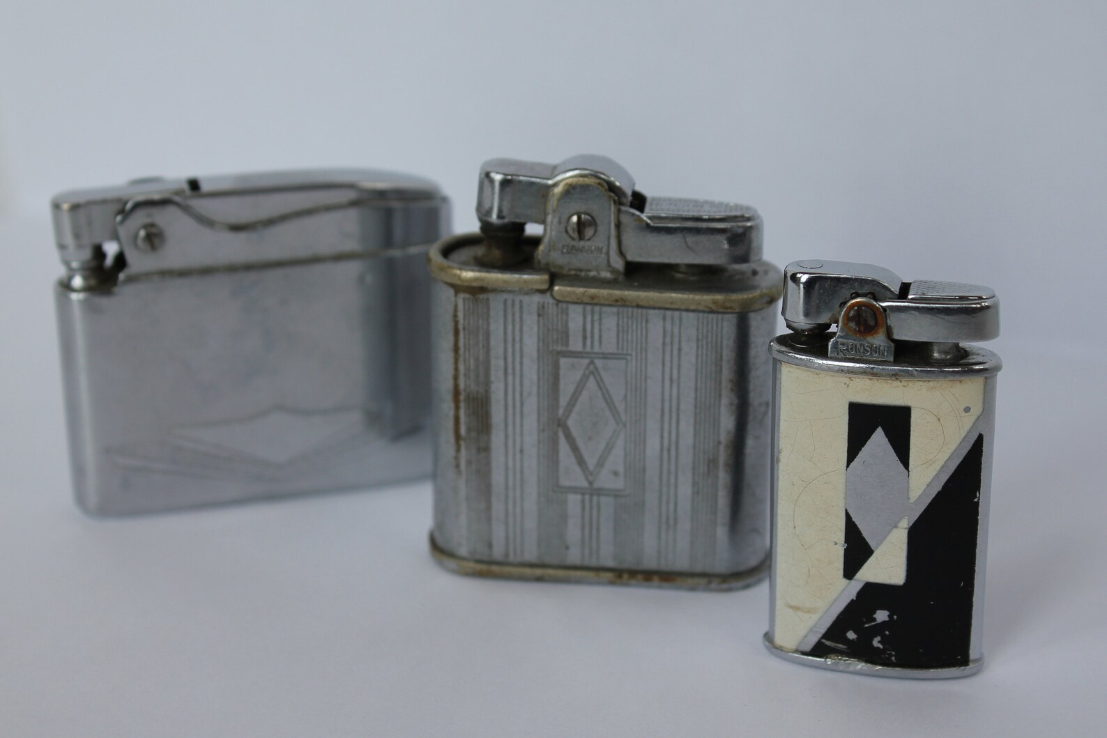 Vintage lighters Ronson lighters set of 3 Etsy