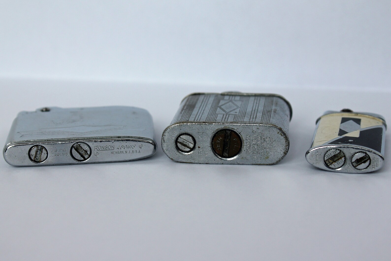 Vintage lighters Ronson lighters set of 3 Etsy
