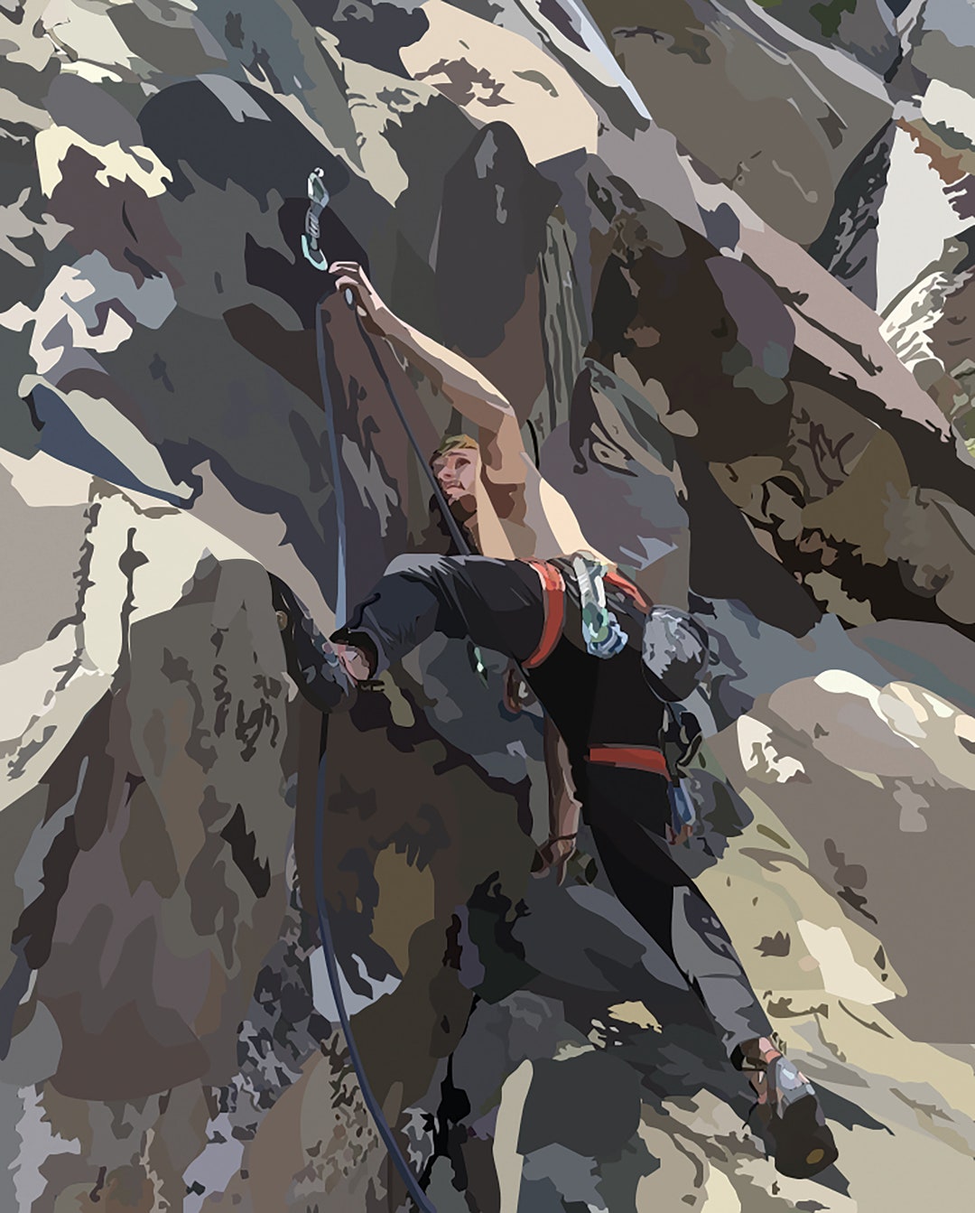 Rock Climbing Print - Etsy