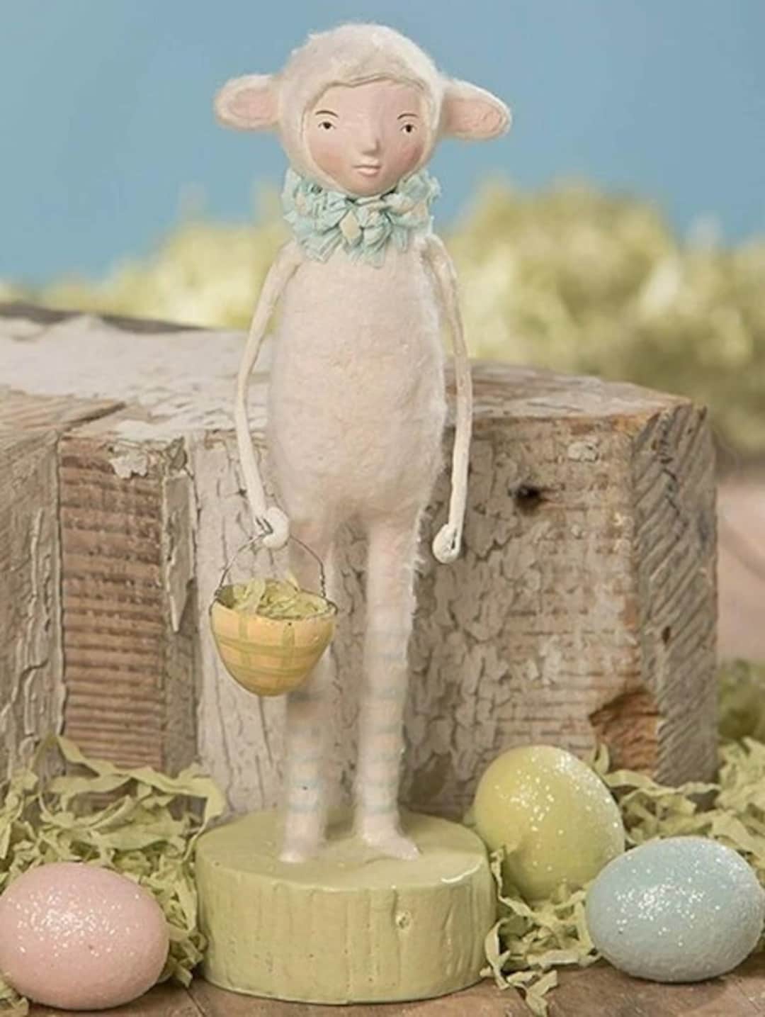 New Bethany Lowe Designs Inc. Easter Lamb Dress Up Etsy
