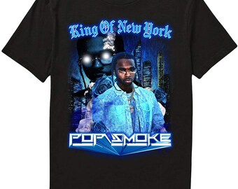 Pop Smoke T Shirt Etsy Pop Smoke T Shirt Etsy
