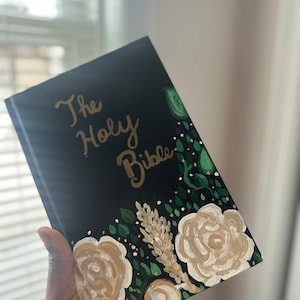 Custom Hand Painted Bible